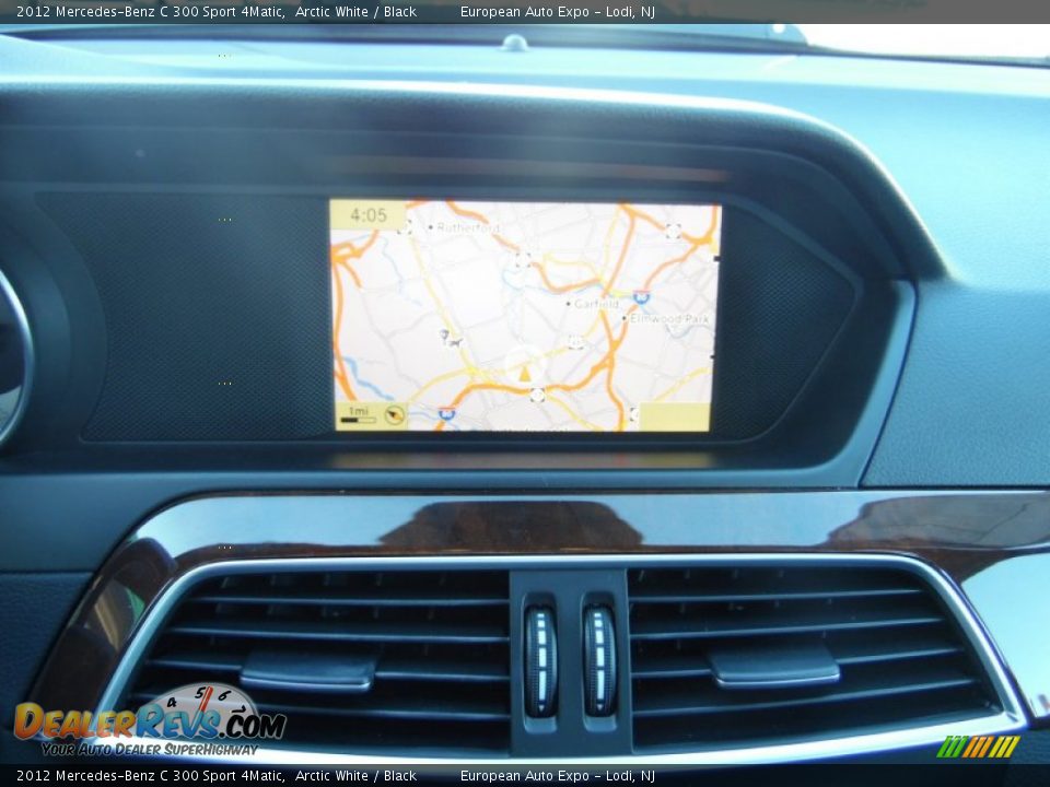 2012 Mercedes-Benz C 300 Sport 4Matic Arctic White / Black Photo #30