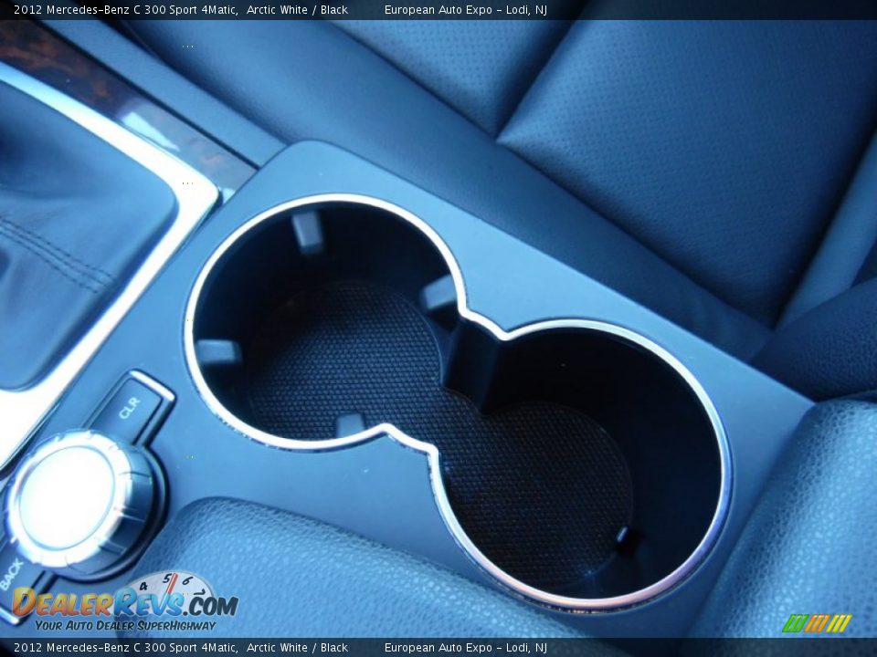 2012 Mercedes-Benz C 300 Sport 4Matic Arctic White / Black Photo #33