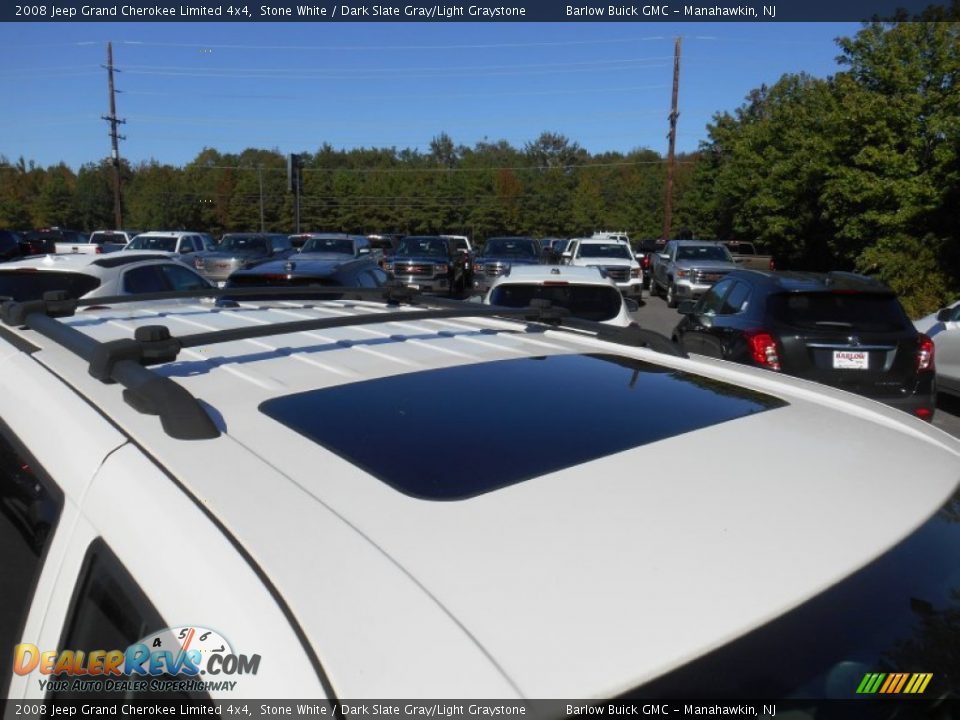 2008 Jeep Grand Cherokee Limited 4x4 Stone White / Dark Slate Gray/Light Graystone Photo #13