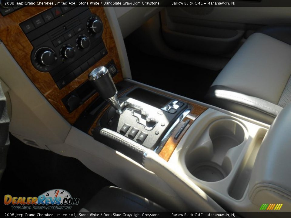 2008 Jeep Grand Cherokee Limited 4x4 Stone White / Dark Slate Gray/Light Graystone Photo #20