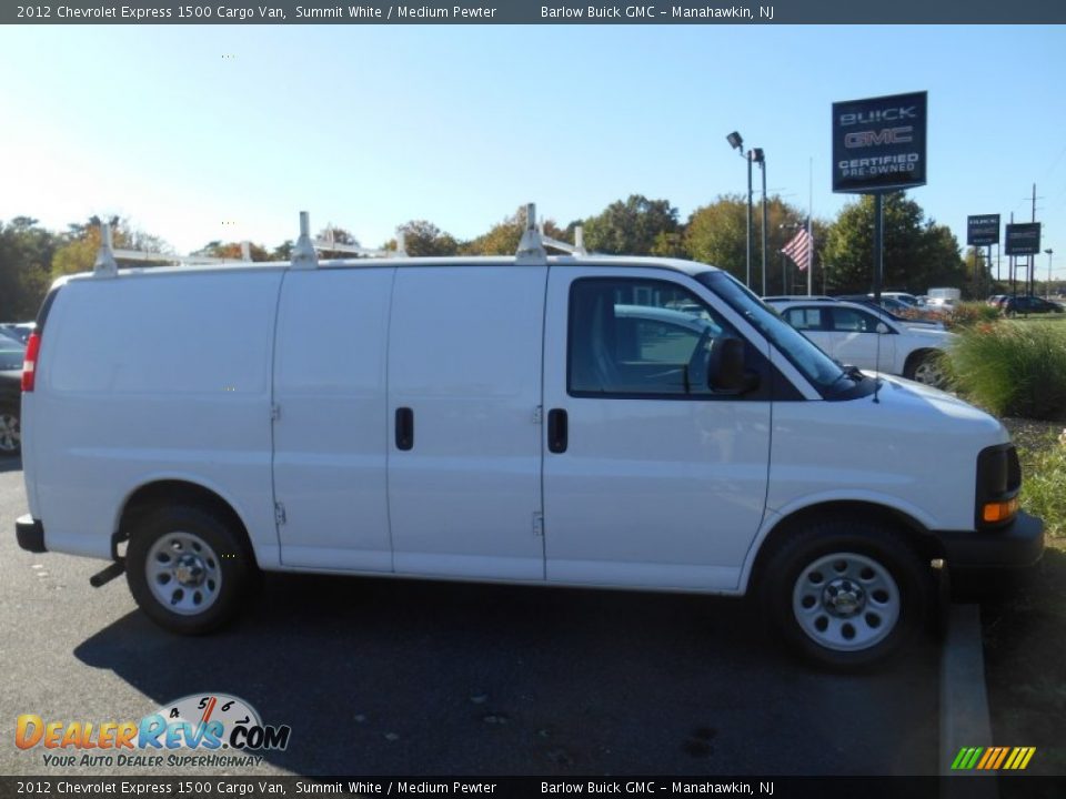 2012 Chevrolet Express 1500 Cargo Van Summit White / Medium Pewter Photo #2