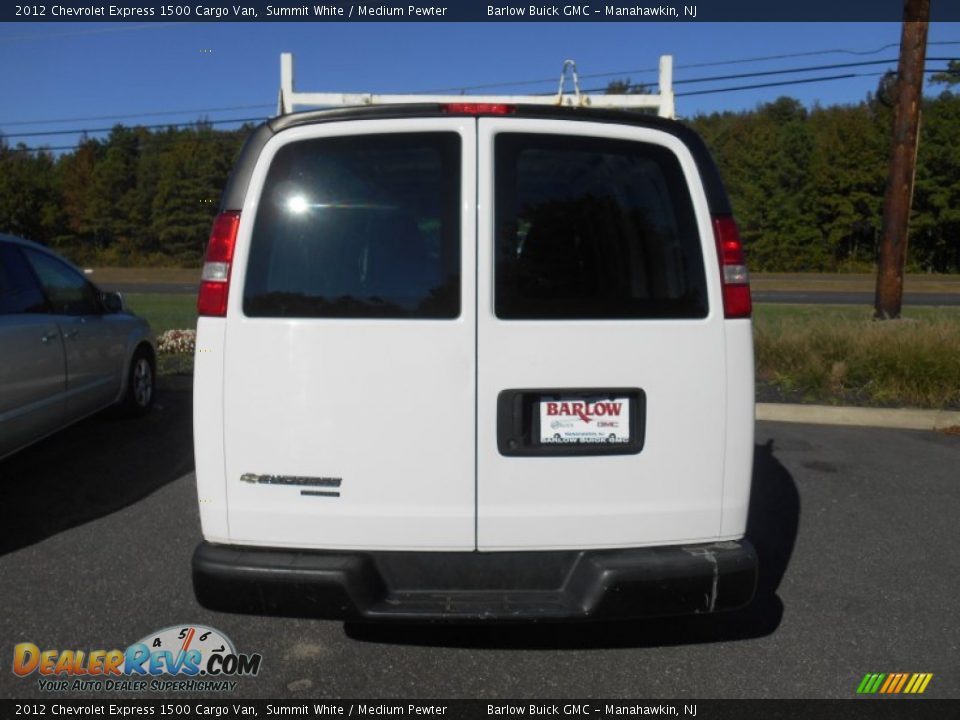2012 Chevrolet Express 1500 Cargo Van Summit White / Medium Pewter Photo #3