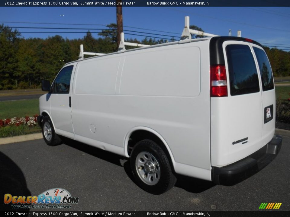 2012 Chevrolet Express 1500 Cargo Van Summit White / Medium Pewter Photo #4