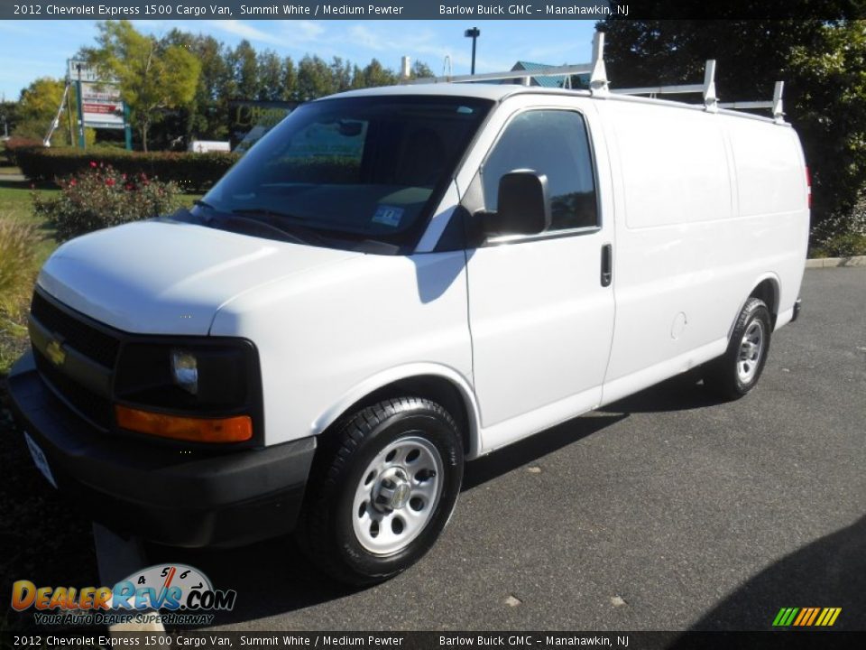 2012 Chevrolet Express 1500 Cargo Van Summit White / Medium Pewter Photo #5