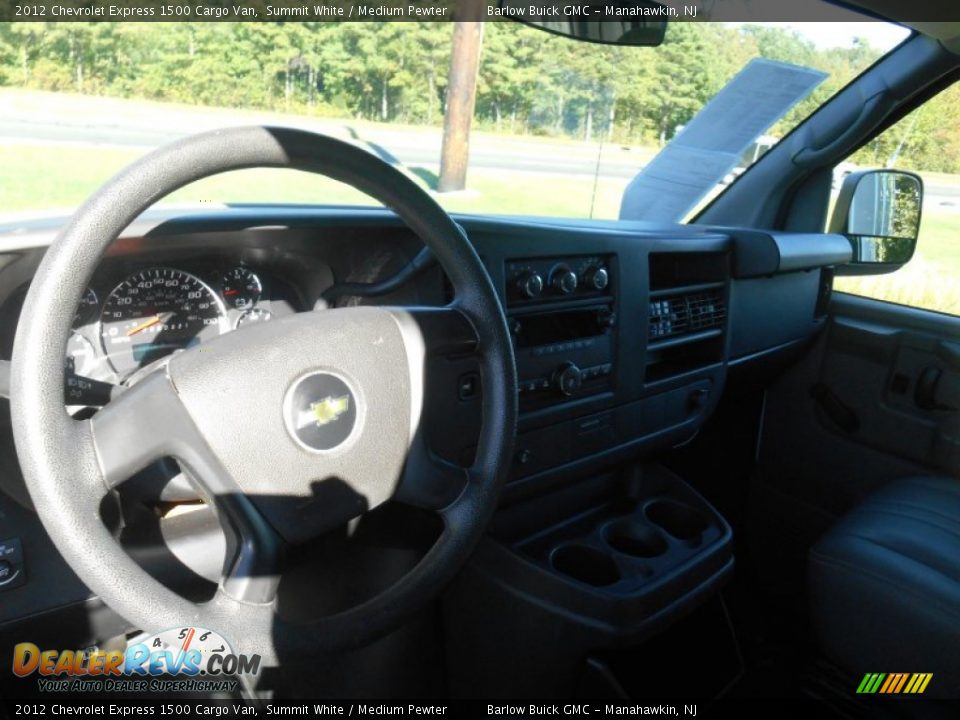 2012 Chevrolet Express 1500 Cargo Van Summit White / Medium Pewter Photo #6