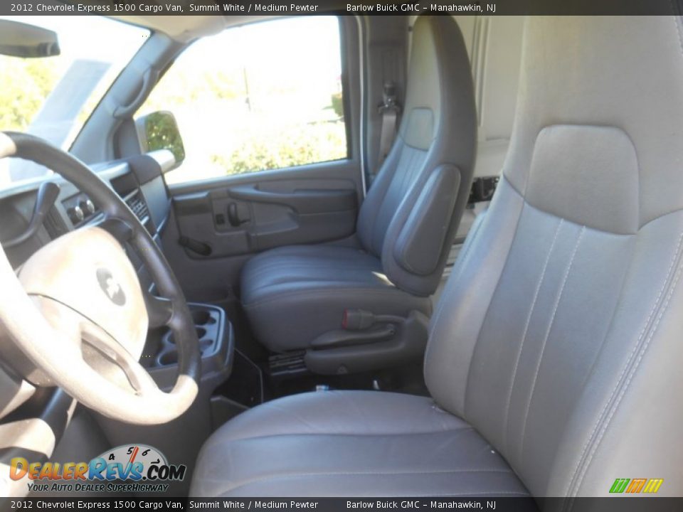 2012 Chevrolet Express 1500 Cargo Van Summit White / Medium Pewter Photo #7