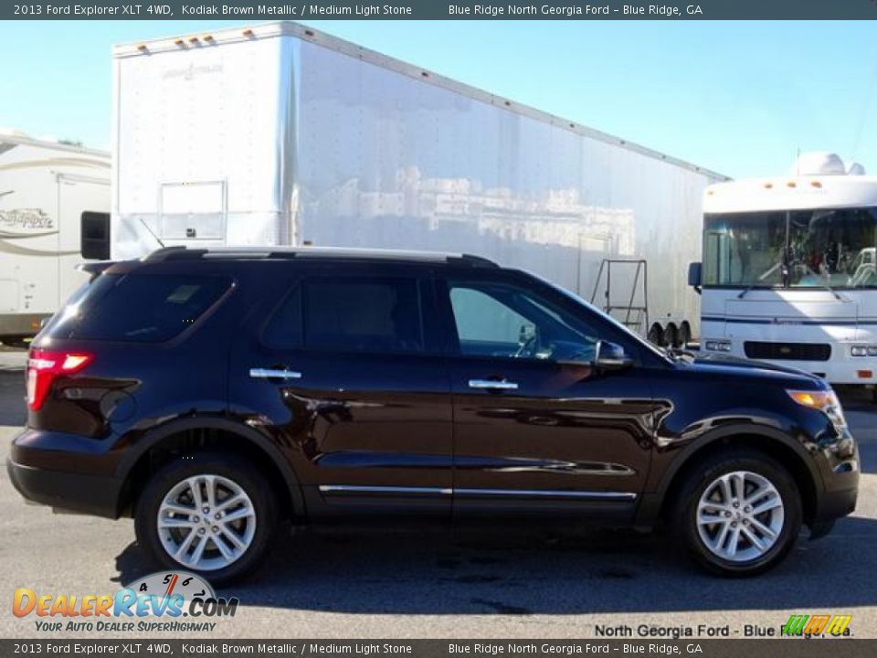 2013 Ford Explorer XLT 4WD Kodiak Brown Metallic / Medium Light Stone Photo #6