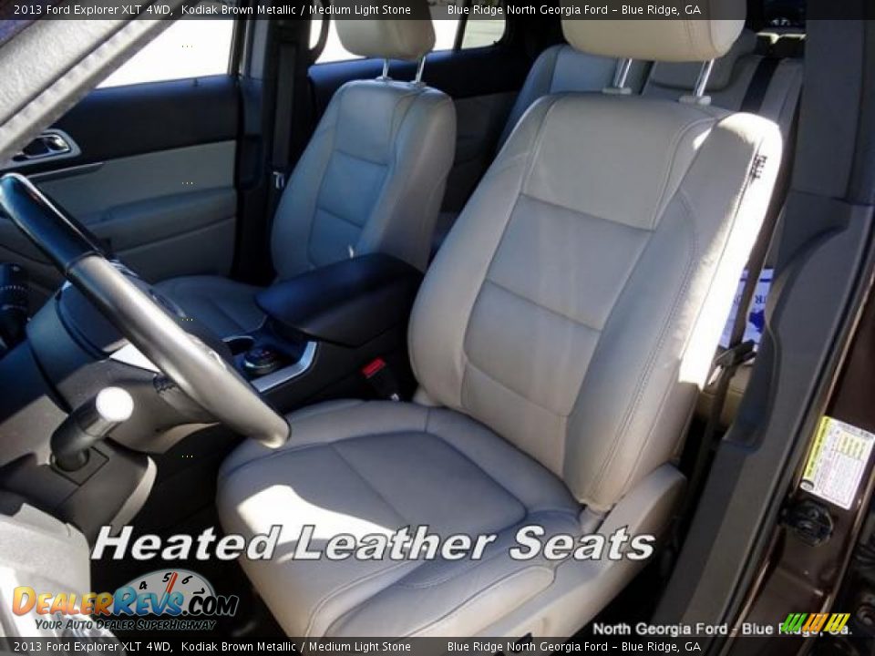 2013 Ford Explorer XLT 4WD Kodiak Brown Metallic / Medium Light Stone Photo #13