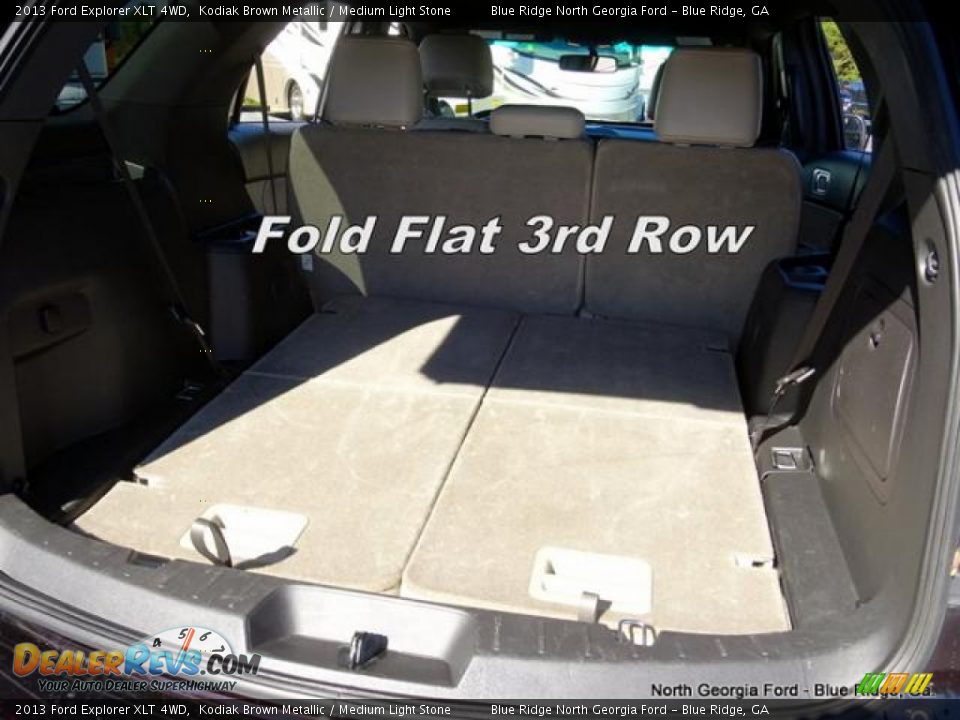 2013 Ford Explorer XLT 4WD Kodiak Brown Metallic / Medium Light Stone Photo #22