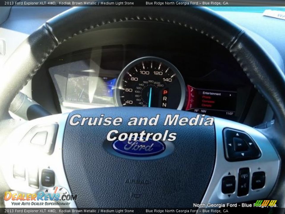 2013 Ford Explorer XLT 4WD Kodiak Brown Metallic / Medium Light Stone Photo #26