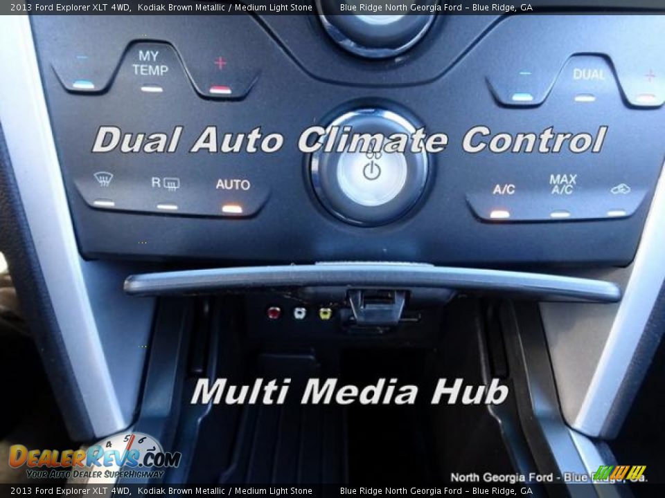 2013 Ford Explorer XLT 4WD Kodiak Brown Metallic / Medium Light Stone Photo #31