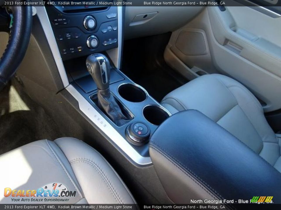 2013 Ford Explorer XLT 4WD Kodiak Brown Metallic / Medium Light Stone Photo #34