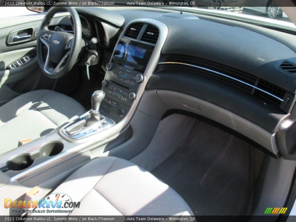 2013 Chevrolet Malibu LS Summit White / Jet Black/Titanium Photo #18