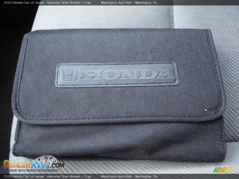 2010 Honda Civic LX Sedan Alabaster Silver Metallic / Gray Photo #17