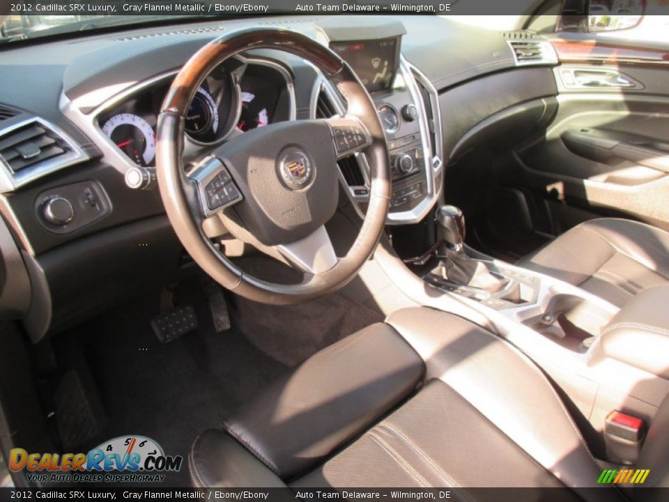 2012 Cadillac SRX Luxury Gray Flannel Metallic / Ebony/Ebony Photo #11