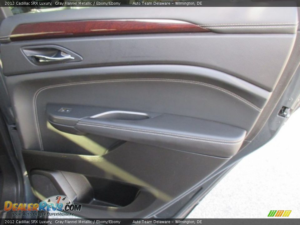 2012 Cadillac SRX Luxury Gray Flannel Metallic / Ebony/Ebony Photo #26