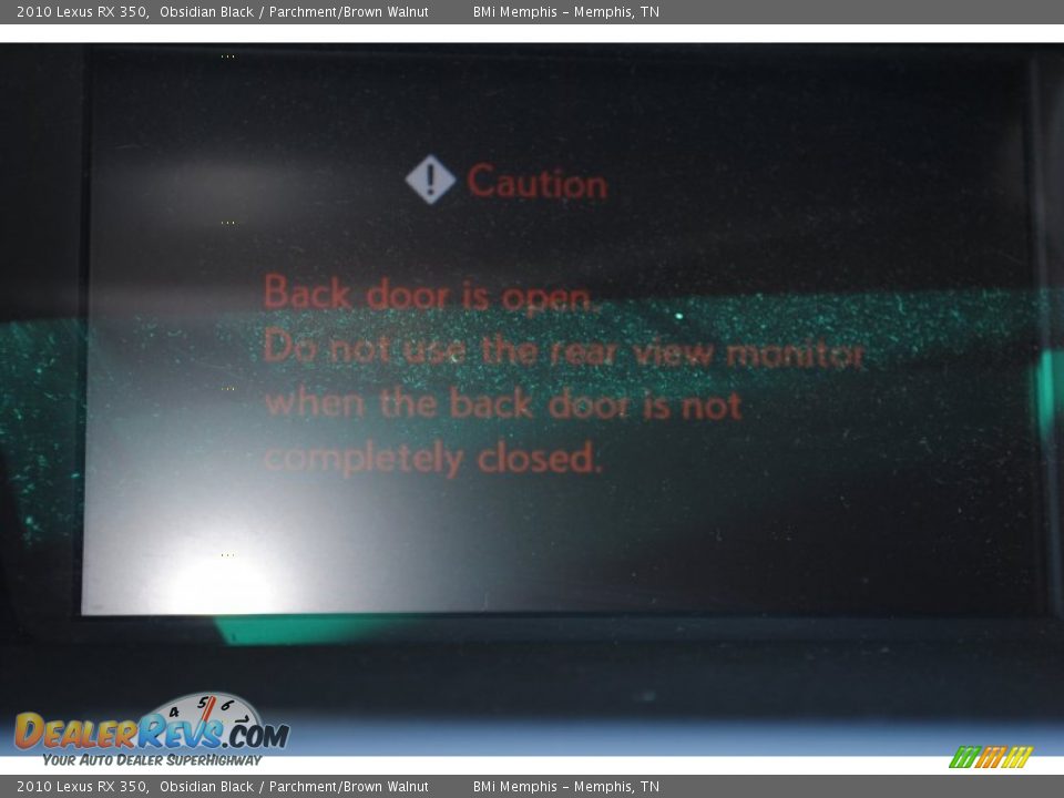 2010 Lexus RX 350 Obsidian Black / Parchment/Brown Walnut Photo #15