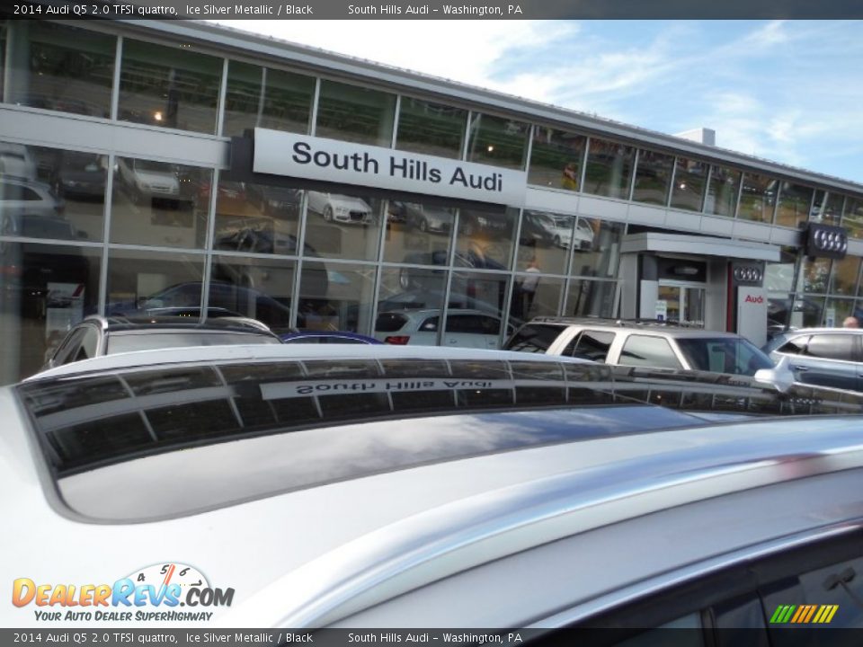 2014 Audi Q5 2.0 TFSI quattro Ice Silver Metallic / Black Photo #3