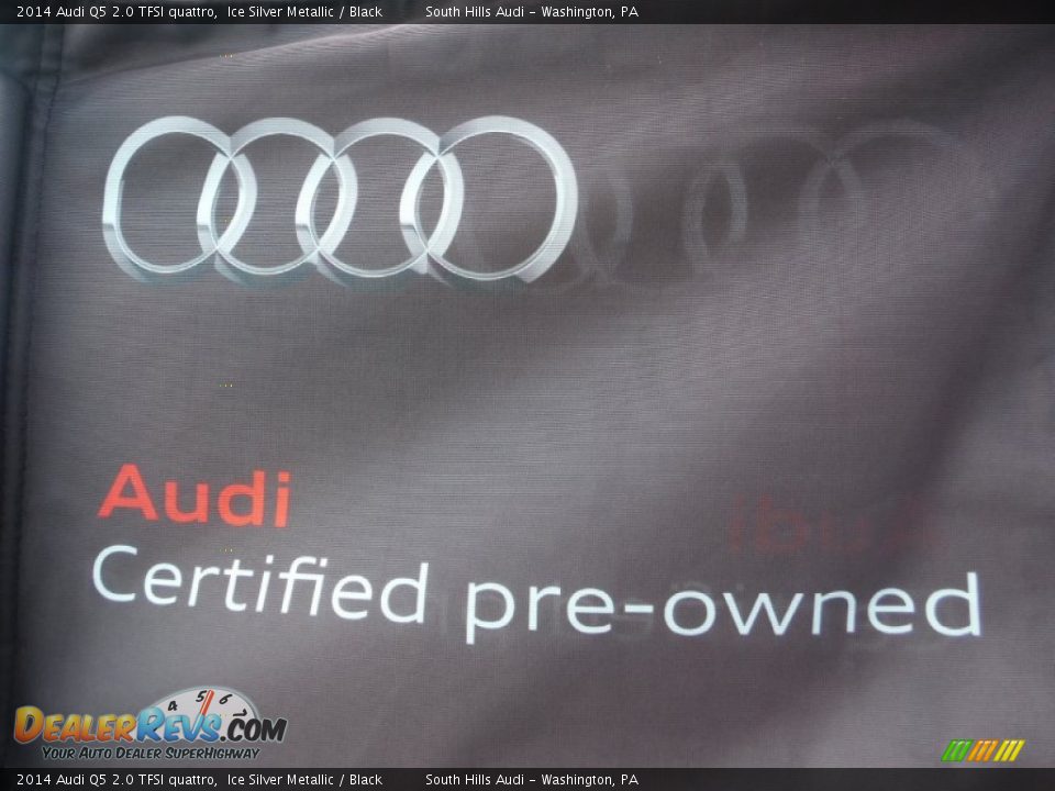 2014 Audi Q5 2.0 TFSI quattro Ice Silver Metallic / Black Photo #4