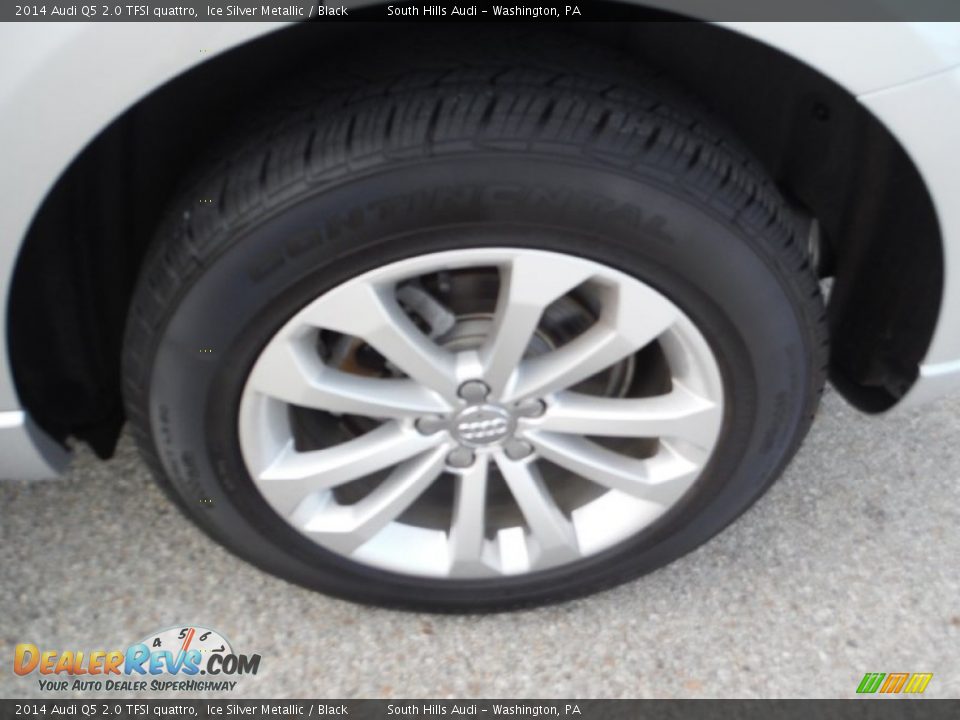 2014 Audi Q5 2.0 TFSI quattro Ice Silver Metallic / Black Photo #5