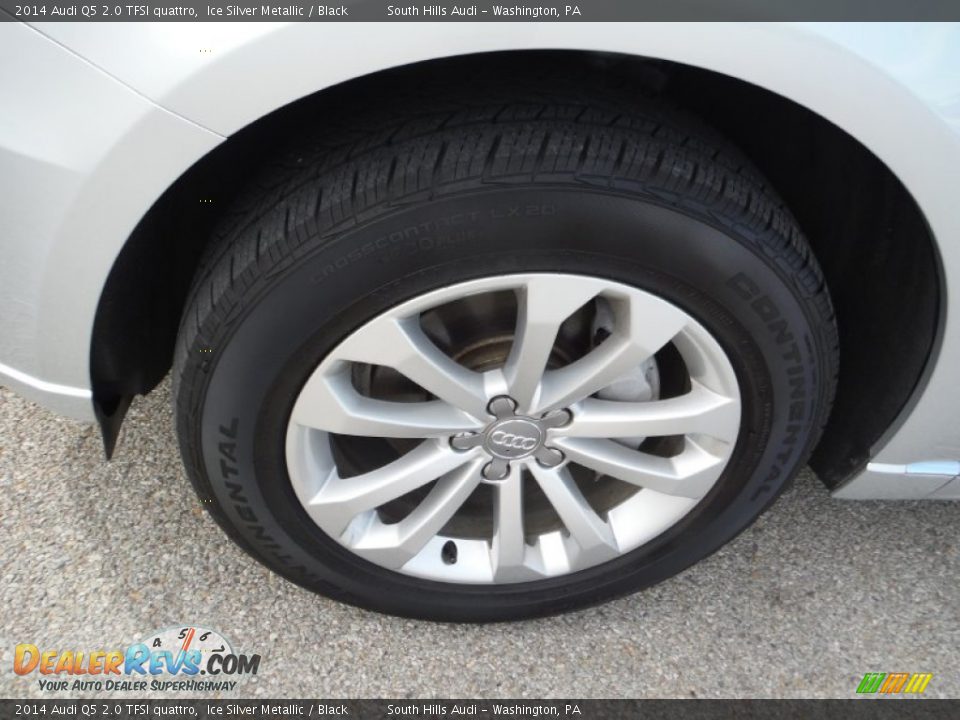 2014 Audi Q5 2.0 TFSI quattro Ice Silver Metallic / Black Photo #6