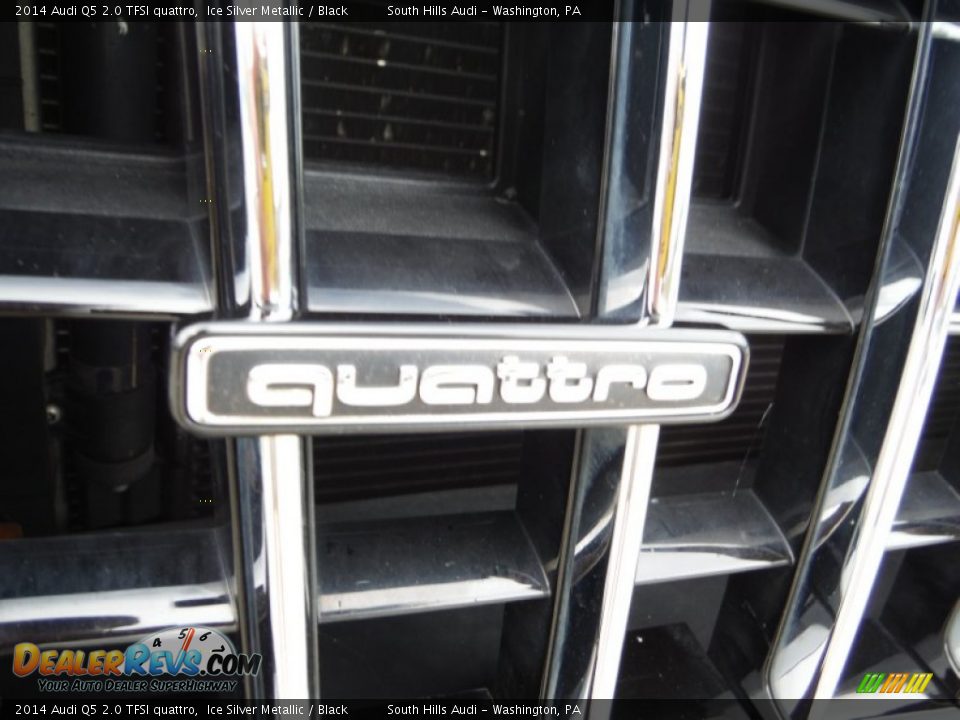 2014 Audi Q5 2.0 TFSI quattro Ice Silver Metallic / Black Photo #8