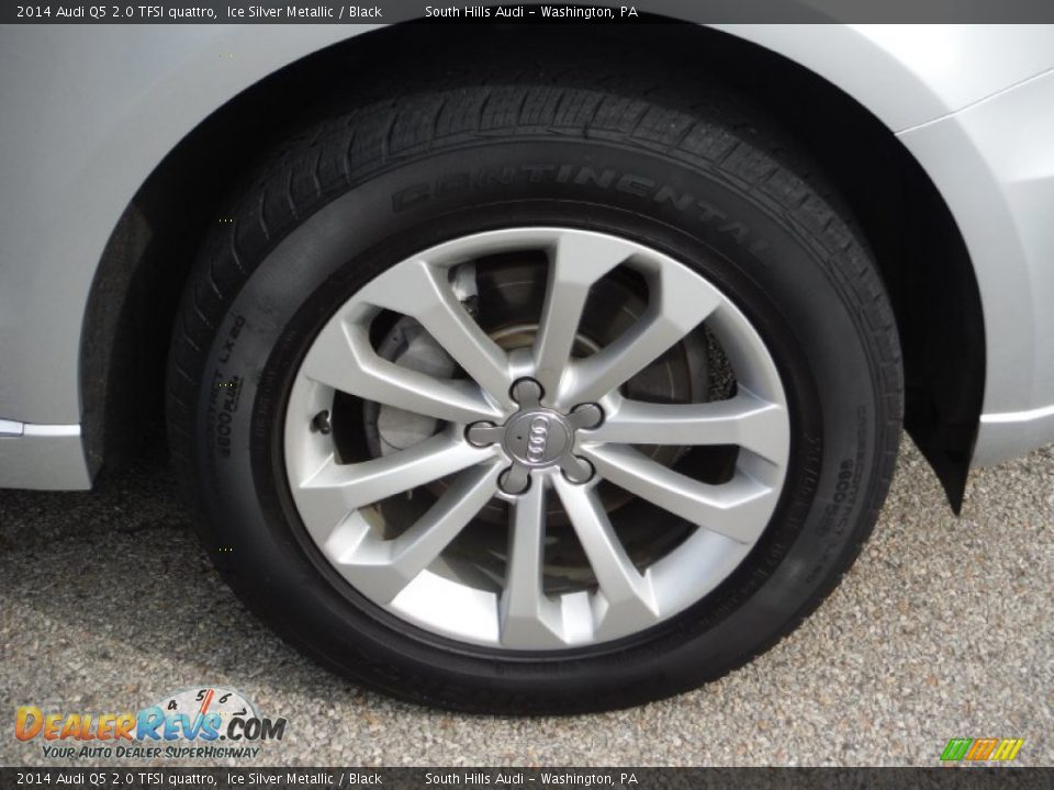 2014 Audi Q5 2.0 TFSI quattro Ice Silver Metallic / Black Photo #11