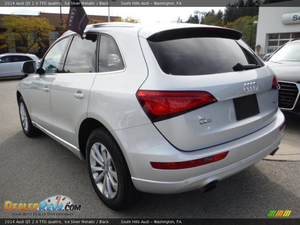 2014 Audi Q5 2.0 TFSI quattro Ice Silver Metallic / Black Photo #15