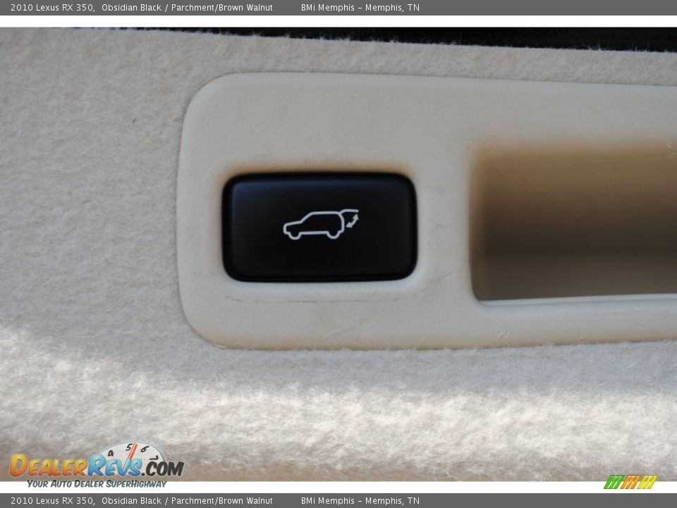 2010 Lexus RX 350 Obsidian Black / Parchment/Brown Walnut Photo #30