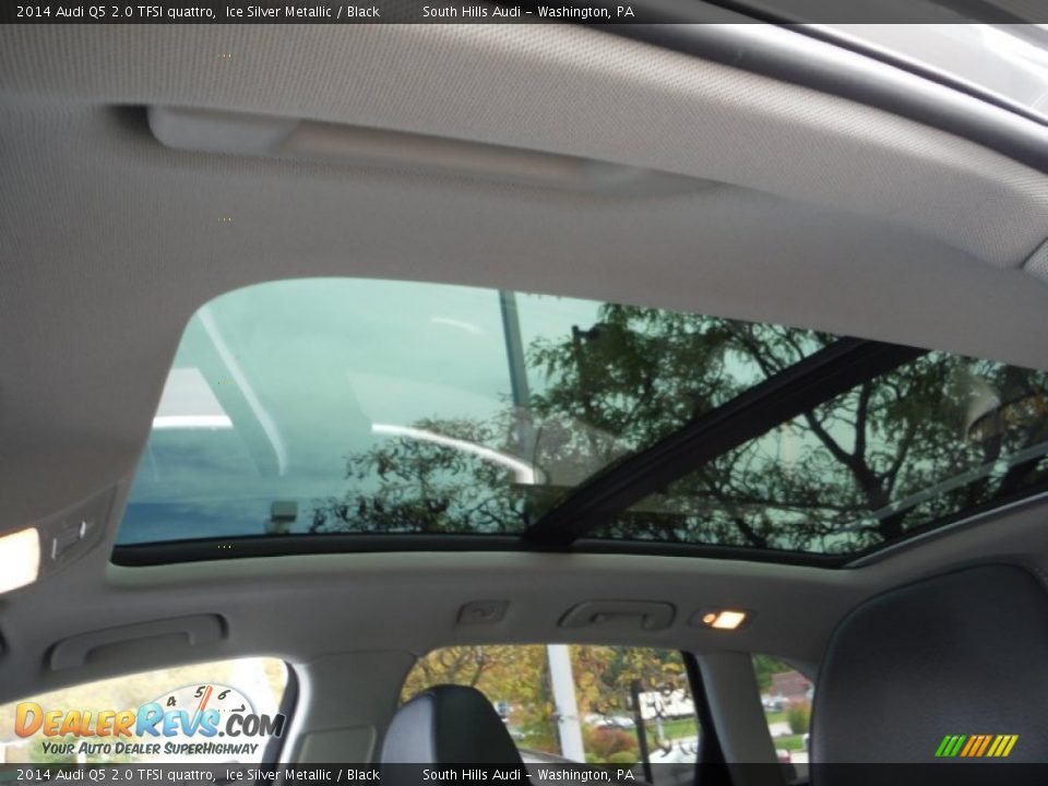 2014 Audi Q5 2.0 TFSI quattro Ice Silver Metallic / Black Photo #18
