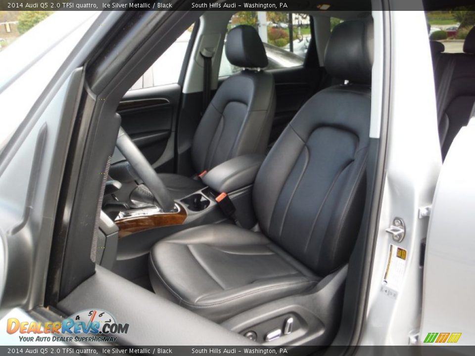 2014 Audi Q5 2.0 TFSI quattro Ice Silver Metallic / Black Photo #20