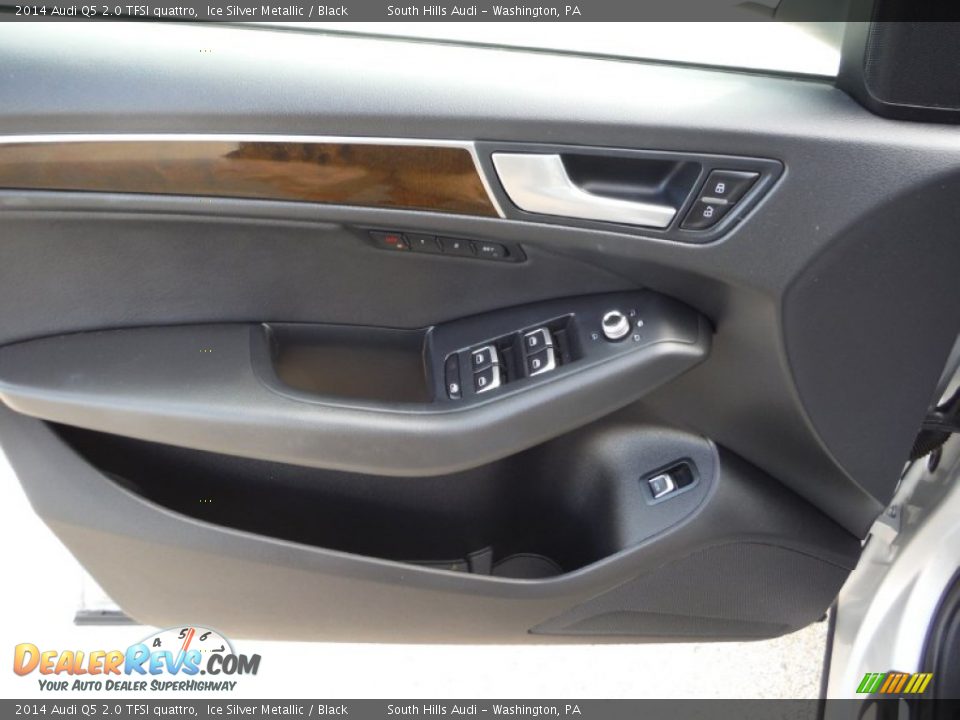 2014 Audi Q5 2.0 TFSI quattro Ice Silver Metallic / Black Photo #22