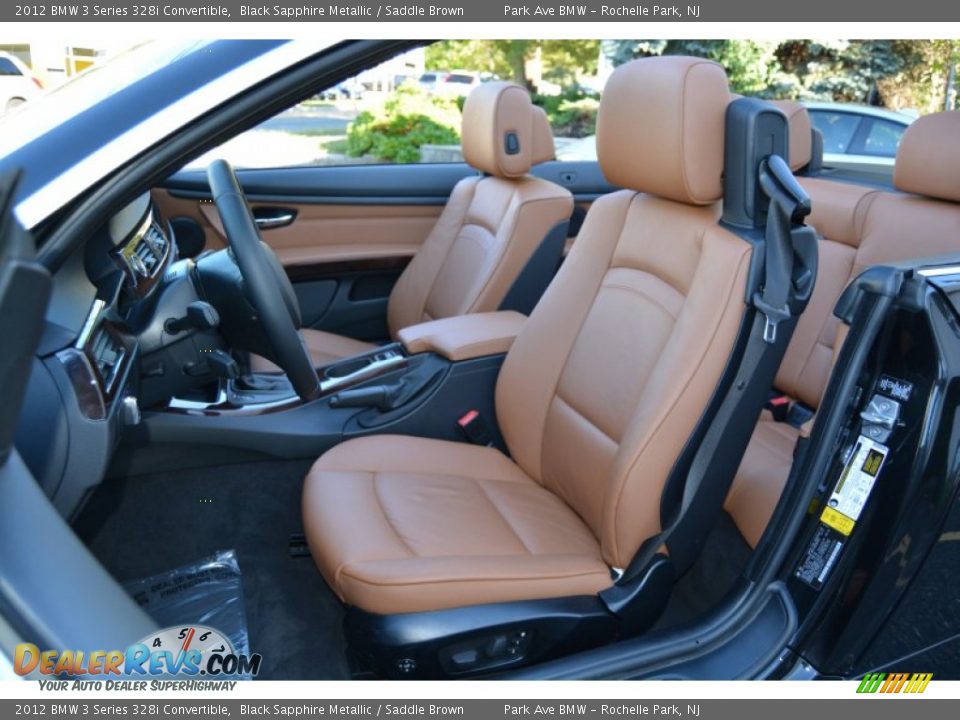 Saddle Brown Interior - 2012 BMW 3 Series 328i Convertible Photo #14