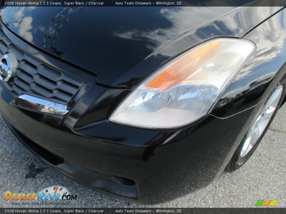 2008 Nissan Altima 2.5 S Coupe Super Black / Charcoal Photo #24
