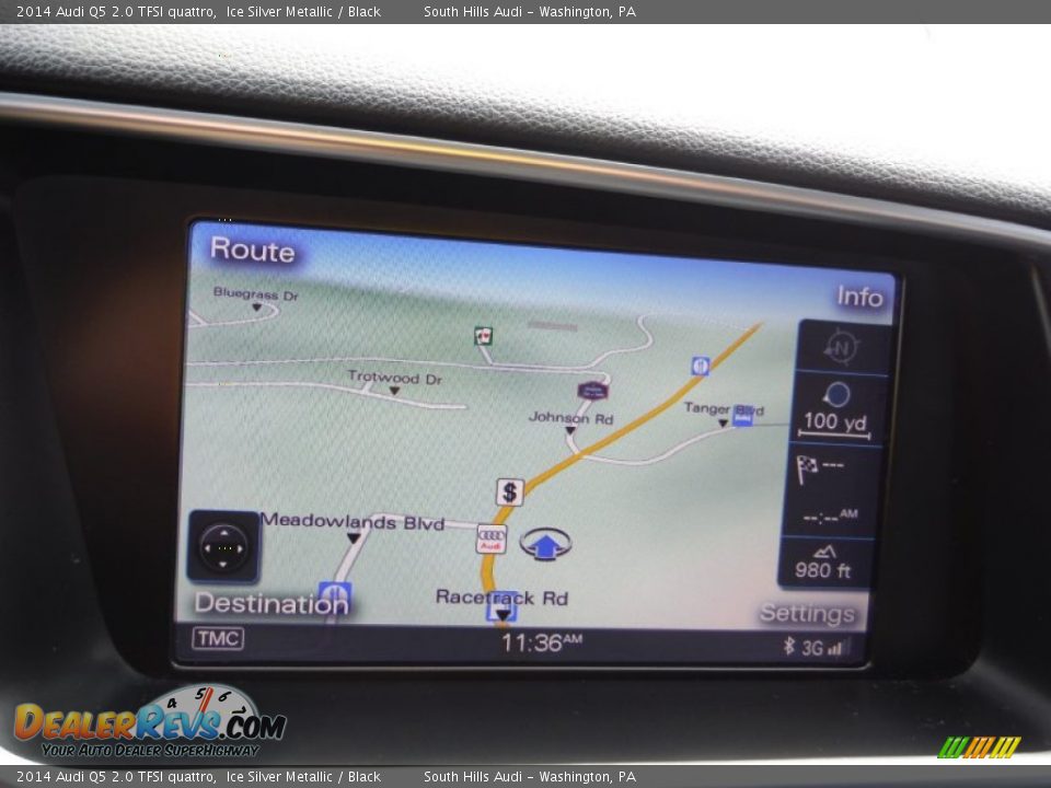 2014 Audi Q5 2.0 TFSI quattro Ice Silver Metallic / Black Photo #24