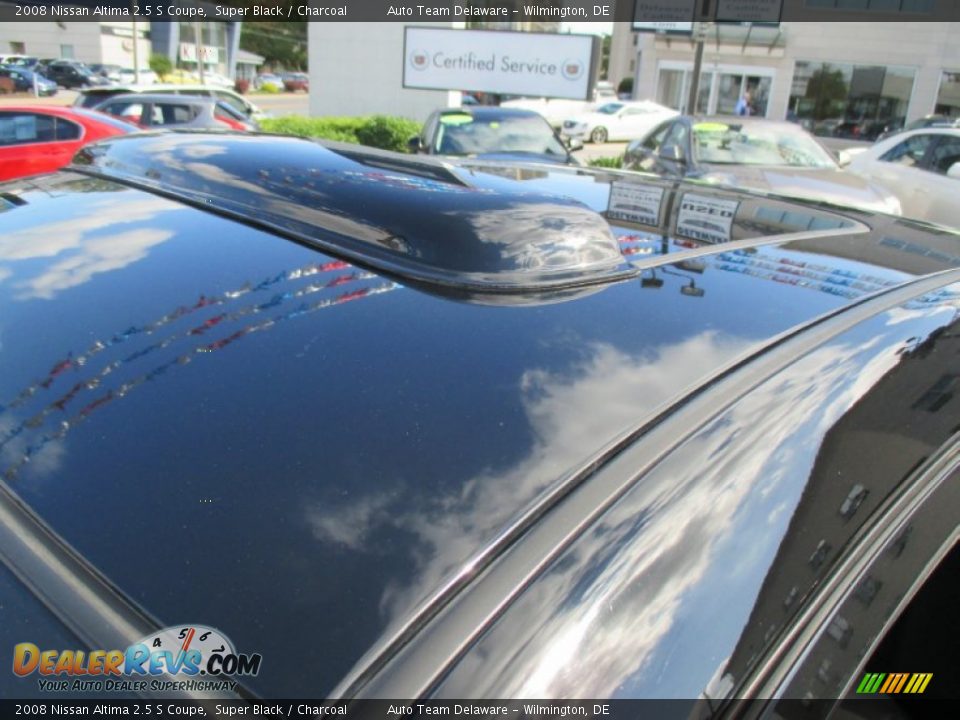 2008 Nissan Altima 2.5 S Coupe Super Black / Charcoal Photo #25
