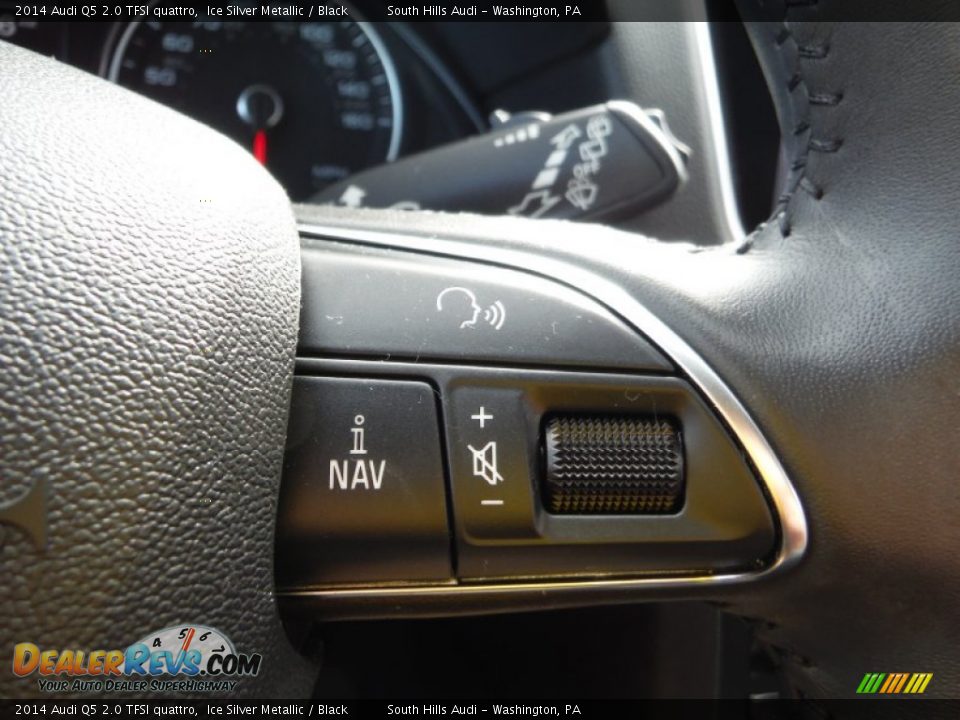2014 Audi Q5 2.0 TFSI quattro Ice Silver Metallic / Black Photo #28