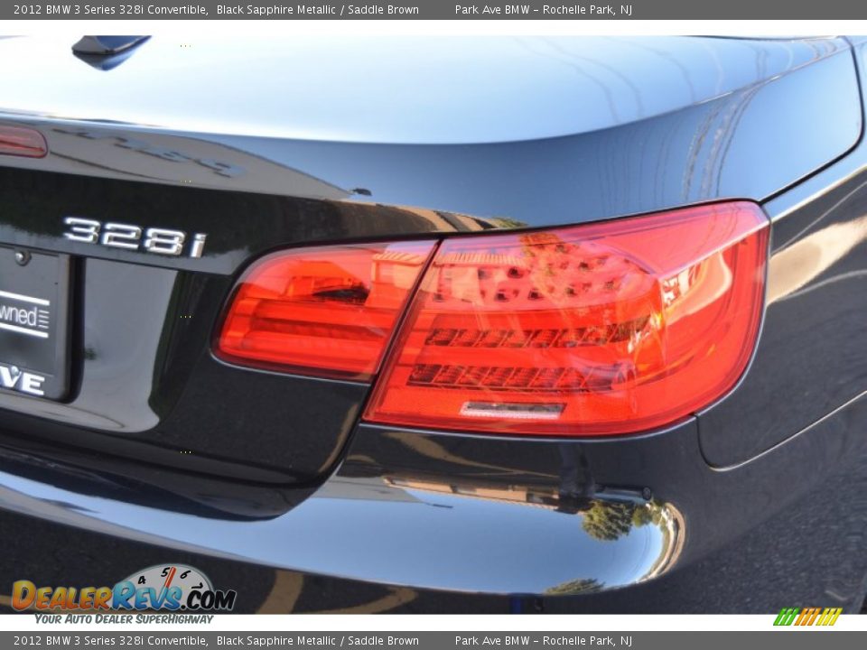 2012 BMW 3 Series 328i Convertible Black Sapphire Metallic / Saddle Brown Photo #23