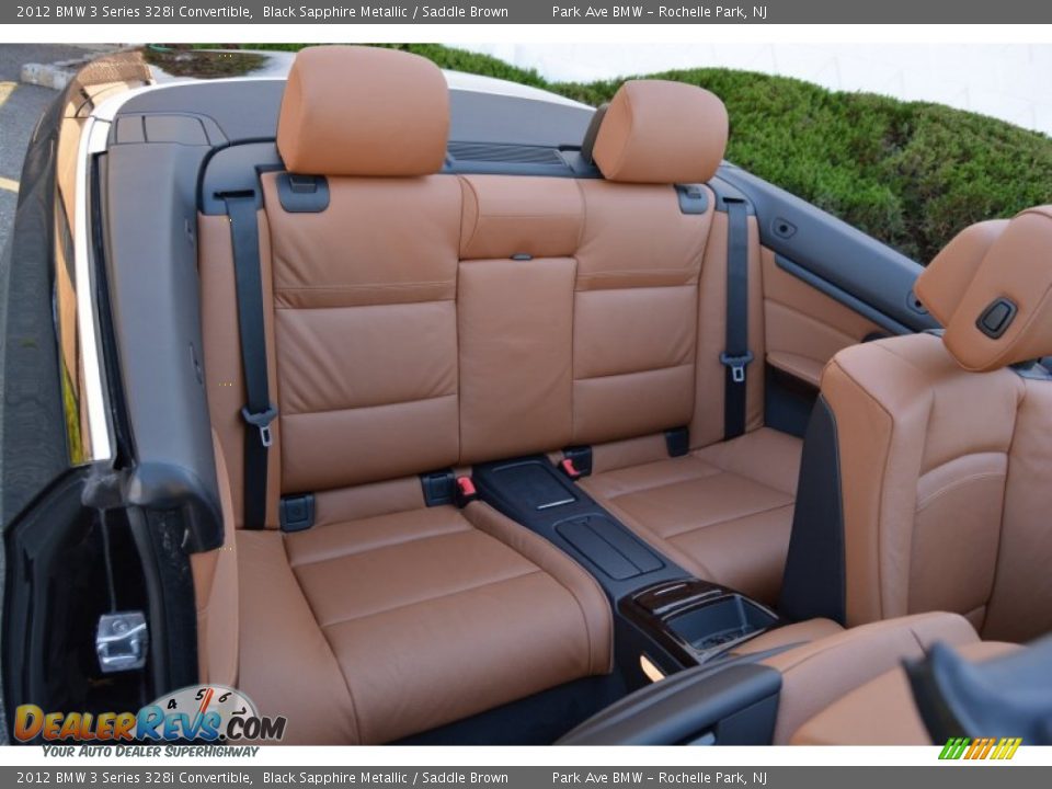 Rear Seat of 2012 BMW 3 Series 328i Convertible Photo #25