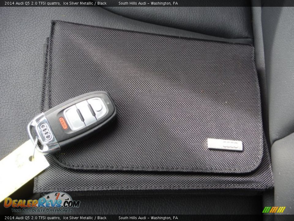 2014 Audi Q5 2.0 TFSI quattro Ice Silver Metallic / Black Photo #35