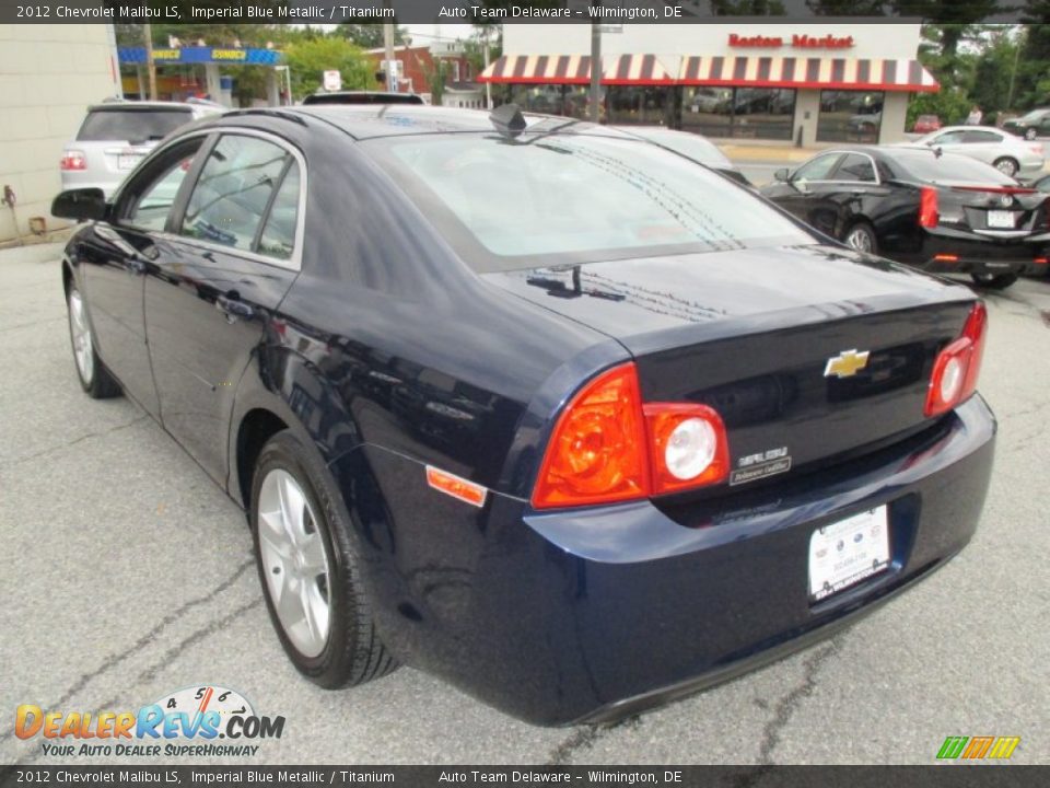 2012 Chevrolet Malibu LS Imperial Blue Metallic / Titanium Photo #4