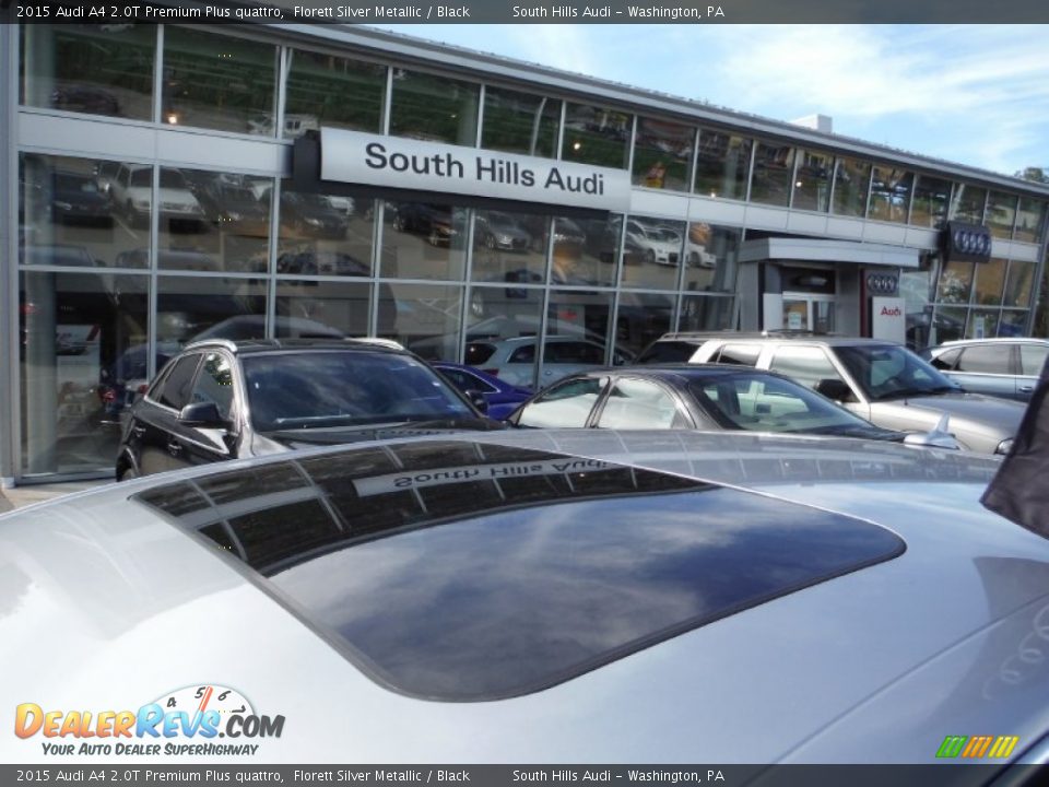 2015 Audi A4 2.0T Premium Plus quattro Florett Silver Metallic / Black Photo #3