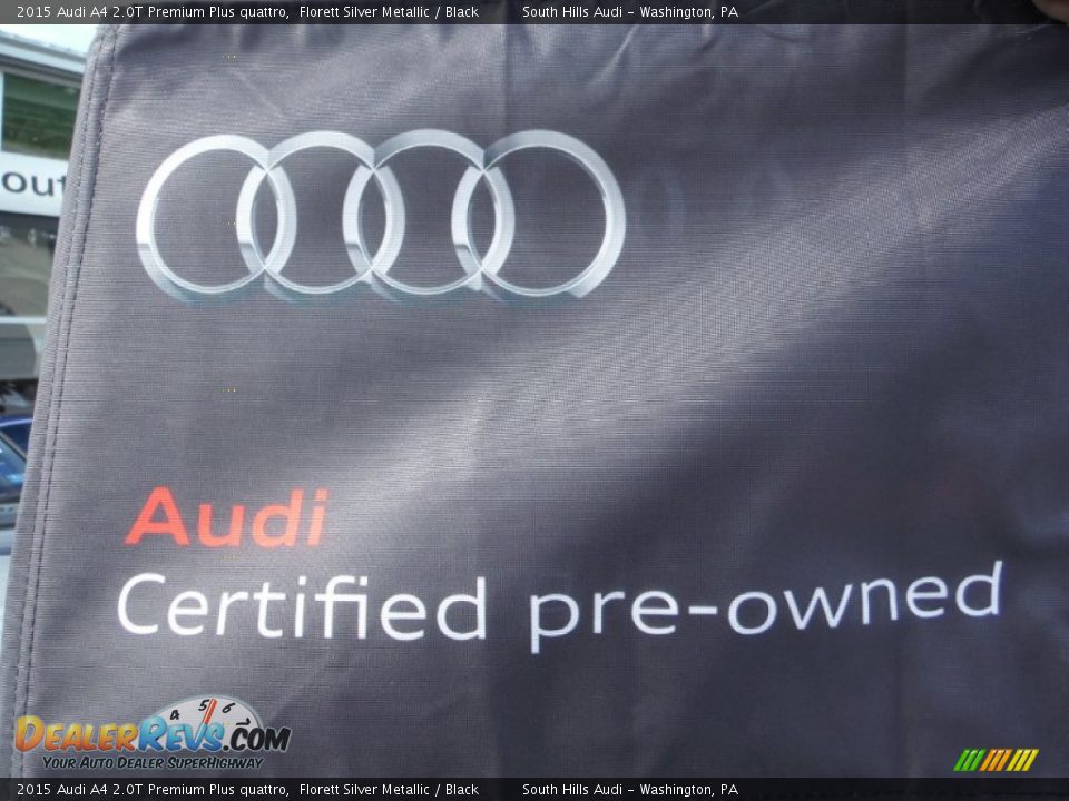 2015 Audi A4 2.0T Premium Plus quattro Florett Silver Metallic / Black Photo #4