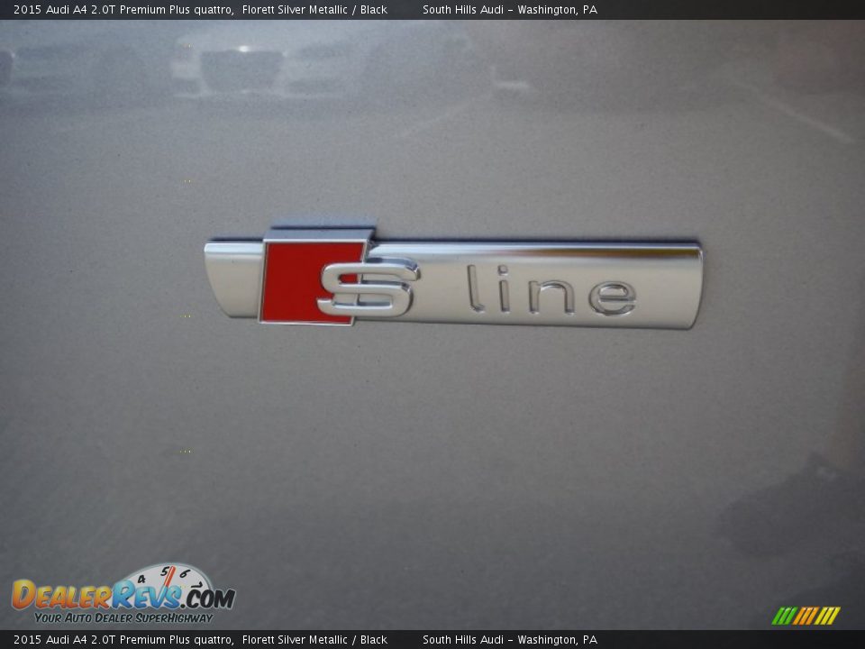 2015 Audi A4 2.0T Premium Plus quattro Florett Silver Metallic / Black Photo #5
