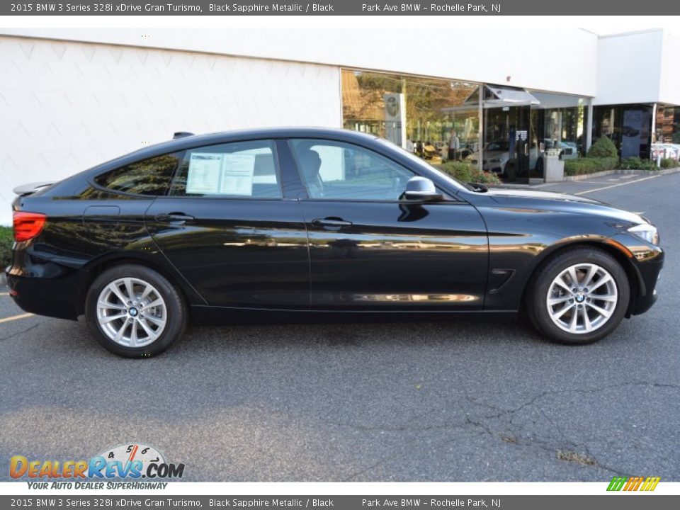 2015 BMW 3 Series 328i xDrive Gran Turismo Black Sapphire Metallic / Black Photo #2
