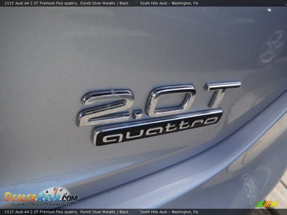 2015 Audi A4 2.0T Premium Plus quattro Florett Silver Metallic / Black Photo #17