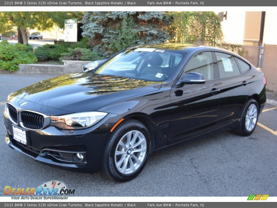 2015 BMW 3 Series 328i xDrive Gran Turismo Black Sapphire Metallic / Black Photo #6