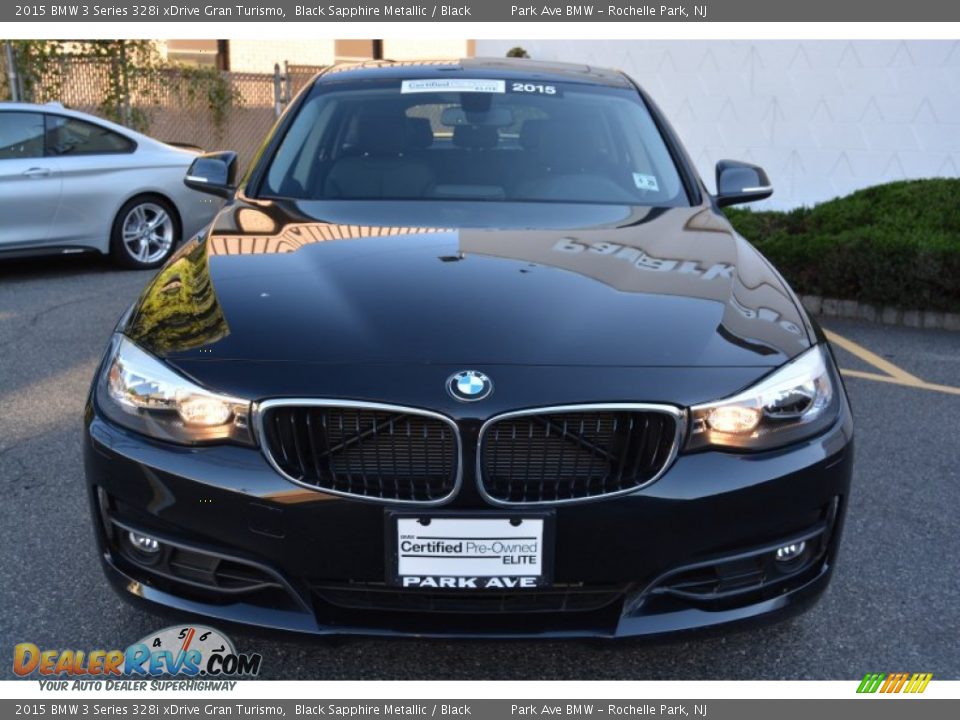 2015 BMW 3 Series 328i xDrive Gran Turismo Black Sapphire Metallic / Black Photo #7