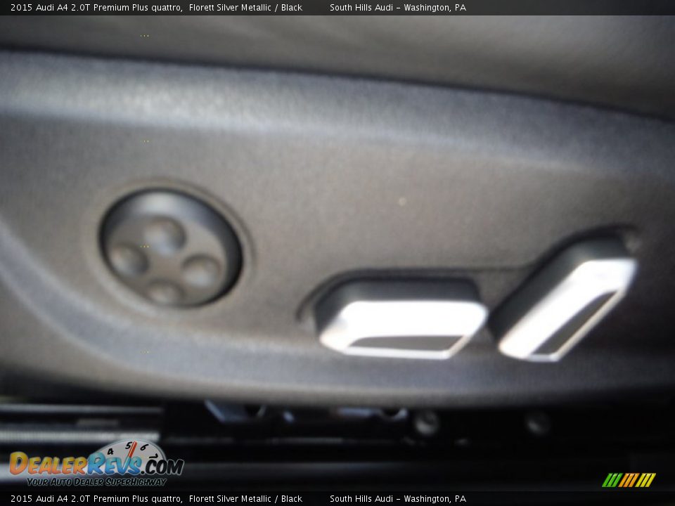 2015 Audi A4 2.0T Premium Plus quattro Florett Silver Metallic / Black Photo #23