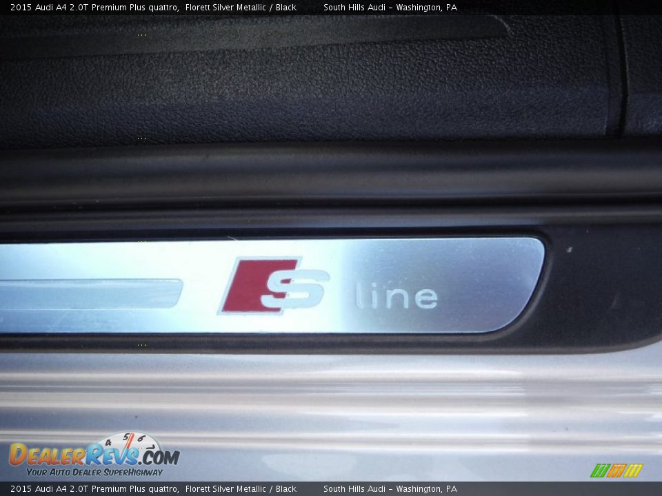 2015 Audi A4 2.0T Premium Plus quattro Florett Silver Metallic / Black Photo #24